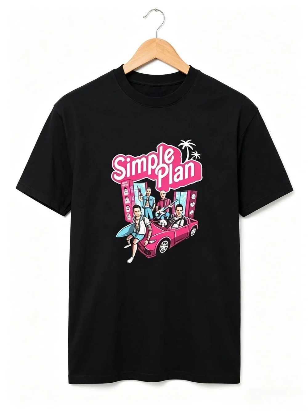 Simple Plan Barbie Cute Fan Gifts Classic Womens Mens T-shirt Unisex